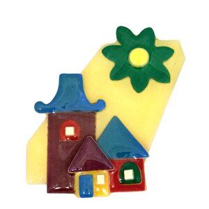 Vintage House Pin by Lucinda